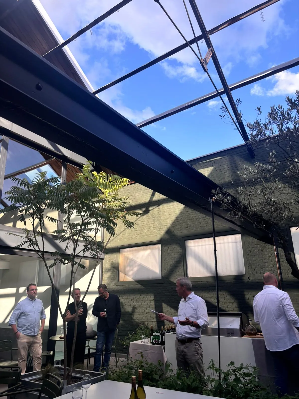 Een teamevent op The Terrace van The Node